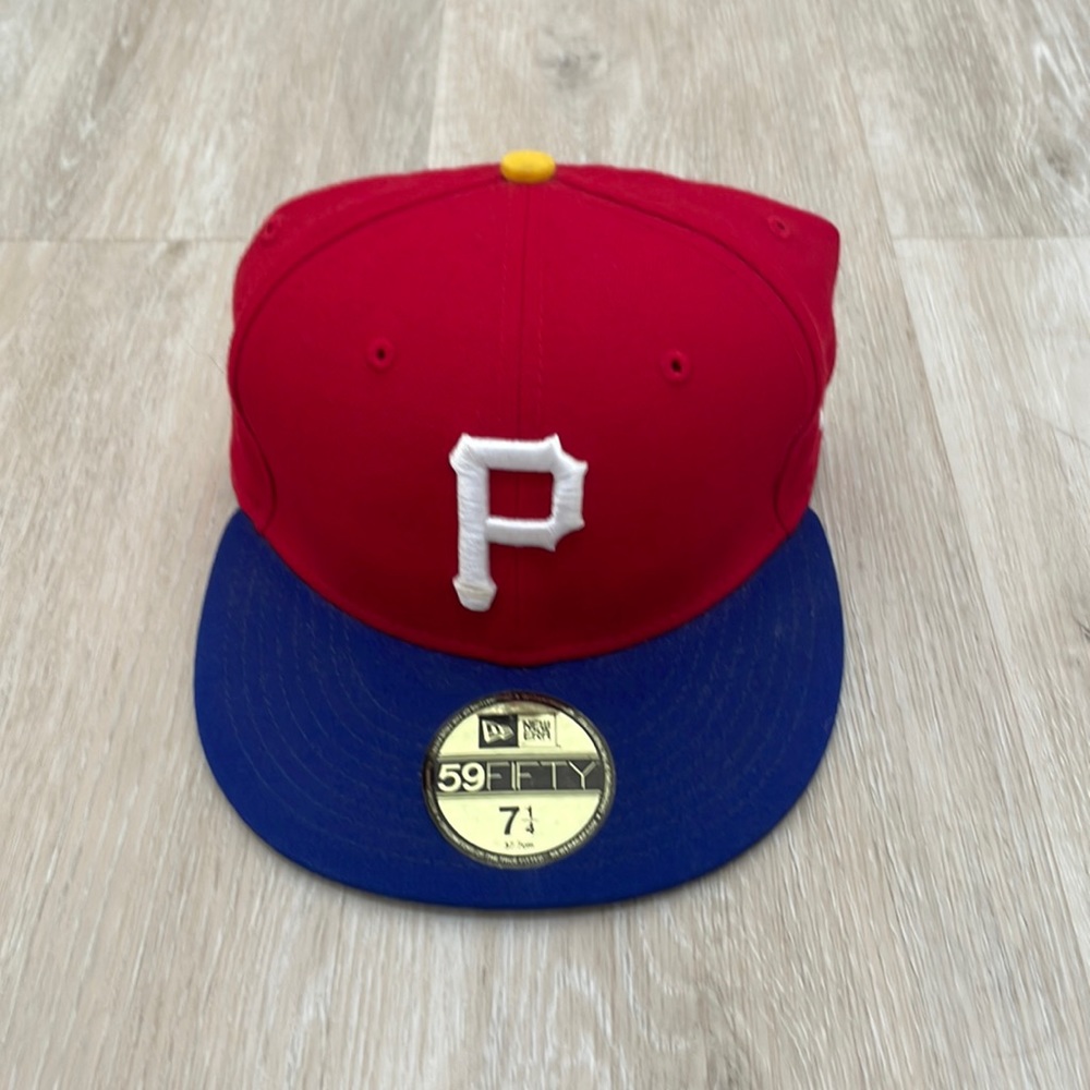 7 1/4 Fitted Hat, Pittsburgh Pirates, PI color ways
